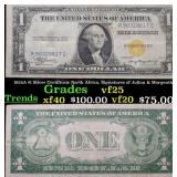 1935A $1 Silver Certificate North Africa, Signatur