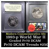Proof 1991-1995-P WWII Modern Commem Half Dollar 5
