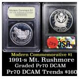 Proof 1991-S Mount Rushmore Modern Commem Dollar $