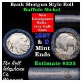 Buffalo Nickel Shotgun Roll in Old Bank Style 