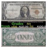 1935A $1 Silver Certificate Hawaii WWII Emergency