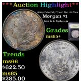 *Highlight* 1886-p Colorfully Toned Top 100 Vam 1A