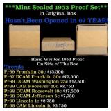 ***Auction Highlight*** Mint Sealed Unopened 1953