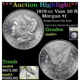 *Highlight* 1878-cc Vam 20 R5 Morgan $1 Graded Sel