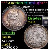 *Highlight* 1856-o Seated Liberty 50c Graded Choic