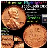 *Highlight* 1955/1955 DDO Lincoln 1c Graded Select