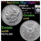 *Highlight* 1896-o Morgan $1 Graded Choice AU/BU S