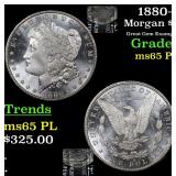 1880-s Morgan $1 Grades GEM Unc PL