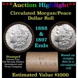 ***Auction Highlight*** Full Morgan/Peace silver d