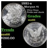 1881-s Morgan $1 Grades GEM+ Unc