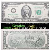 2003A $2 Green Seal New York Green Seal Federal Re