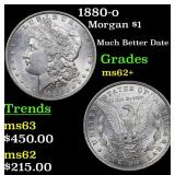 1880-o Morgan $1 Grades Select Unc