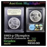 ***Auction Highlight*** 1983-p Olympics Modern Com
