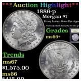 ***Auction Highlight*** 1886-p Morgan Dollar $1 Gr