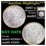 ***Auction Highlight*** 1897-o Morgan Dollar $1 Gr