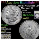 ***Auction Highlight*** 1884-s Vam 8 R5 LDS Morgan