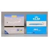 Lot of 2 KLM & Gemini Macs Model Airplane - 1/400