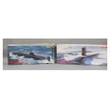 Lot of 2 DML - USS Ohio Sub & Typhoon Sub Kit