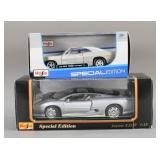 Lot of 2 Maisto Dodge Charger 1:25/Jaguar 1:18