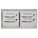 Lot of 2 Fox British Airways Boeing 747 - 1/200