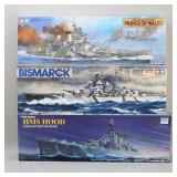 Lot of 3 Model Ships