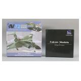 Lot of 2 Falcon Models Tiger/Javelin Model Planes