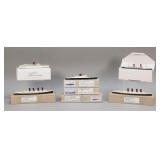 Lot of 8 Lusitania, Mauretania & More Model Ships
