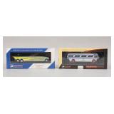 Lot of 2 Iconic Replicas 1/87 Scale Bus Models
