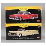 Lot of 2 Platinum Collection - 58 Buick/58 Lincoln