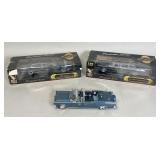 3 Lincoln Presidential Series 1:24 Model Cars