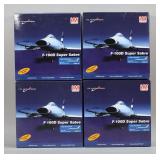 Lot of 4 HM F100D Super Sabre Model Planes 1/72