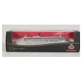 Cunard Queen Mary 2 Brushed Metal Model Ship