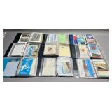 10 Small Binders of Vintage Ship Memorabilia