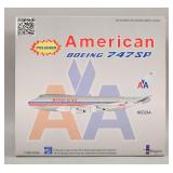 Inflight American Boeing 747SP Polished 1/200
