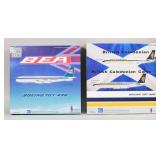 Lot of 2 Inflight 1/200 Boeing Model Airplanes