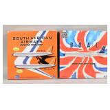 Lot of 2 - 1/200 Scale SA Airways/BOAC Plane Model