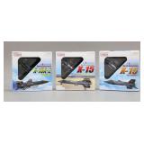 Lot of 3 1/144 Scale Model Jets Planes