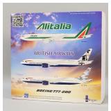 Inflight Alitalia Boeing 777-200 Plane - 1:200
