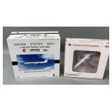 Lot of 2 - 1:200 Scale Model Airplanes -