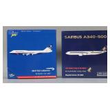 Lot of 2 Gemini Jets and Airbus A340-500 1/400