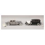 Lot of 2 Franklin Mint Precision Model Cars - 1:24