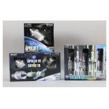 Lot of 3 Nasa Apollo 7/Titan III/Apollo 18 Models