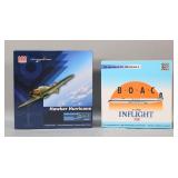 Lot of 2 BOAC G-APDB200 & Hawker Hurricane