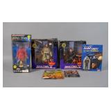 6 Star Trek Figures: Playmates, Galoob & Mego