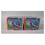 Takatoku Home-Baser Robot Base Toys, Pair Vtg