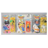 3 LJN Bionic Six Madame-O & Meg Carded Figs