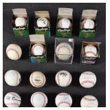 16 MLB, NFL & Motorsports Autograph Baseballs