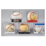 MLB Single-Signed Autographed Baseballs Set 5