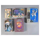 5 Japanese Anime & Sci-Fi Plastic Model Kits