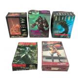 5 Unbuilt Sci-Fi & Superhero Vinyl Model Kits